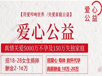 龙海捐卵助孕生子 爱心志愿者招募